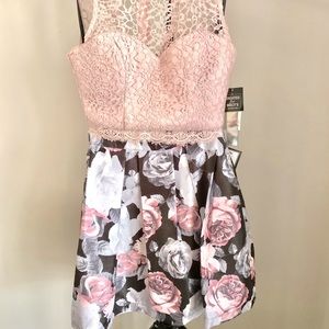 Two-piece Sequin Hearts Dress